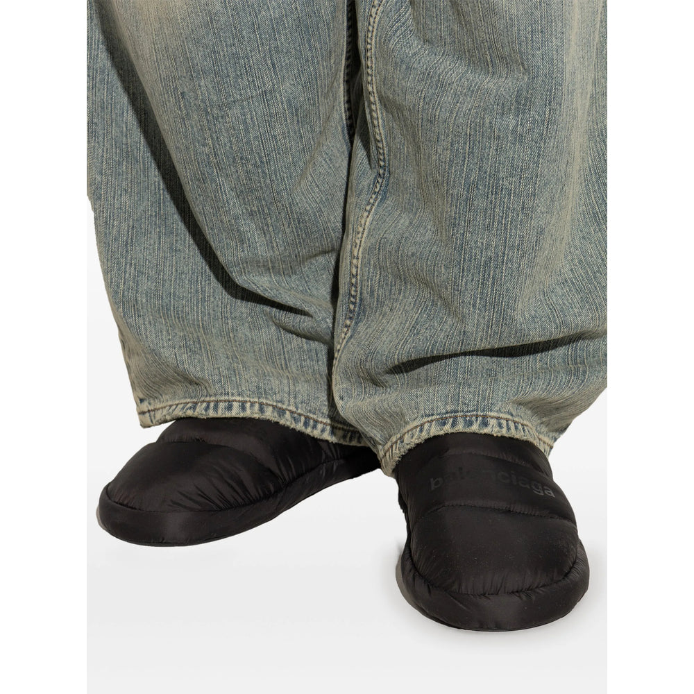 Balenciaga Black Slippers Men
