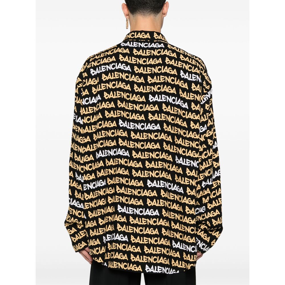 Balenciaga Black Shirts Men
