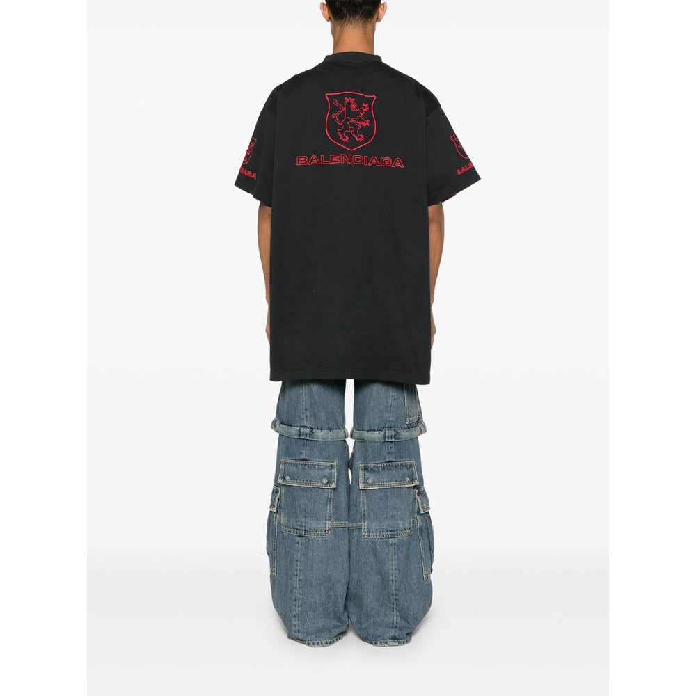 Balenciaga Black T-Shirts & Vests - T-Shirts Men