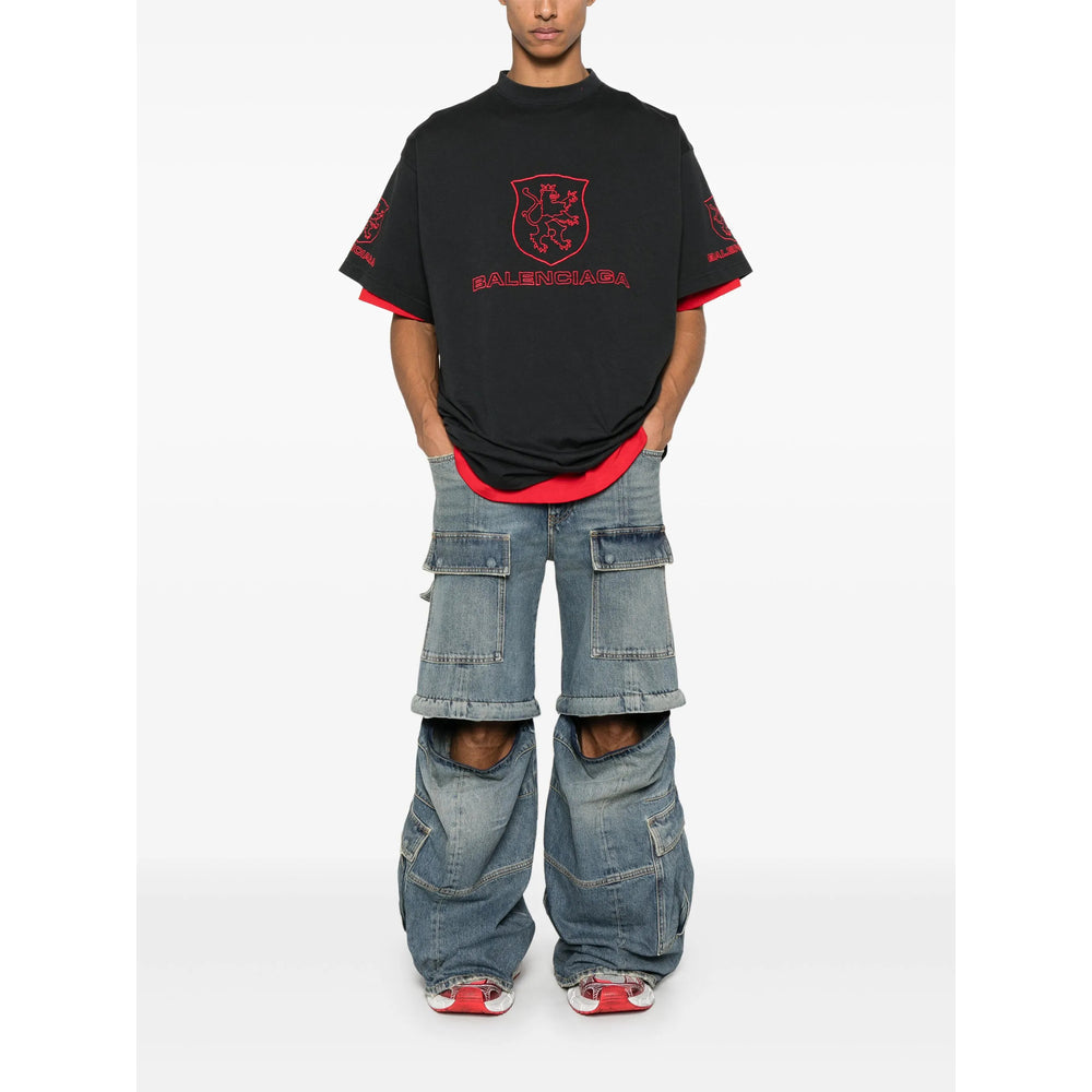 Balenciaga Black T-Shirts & Vests - T-Shirts Men
