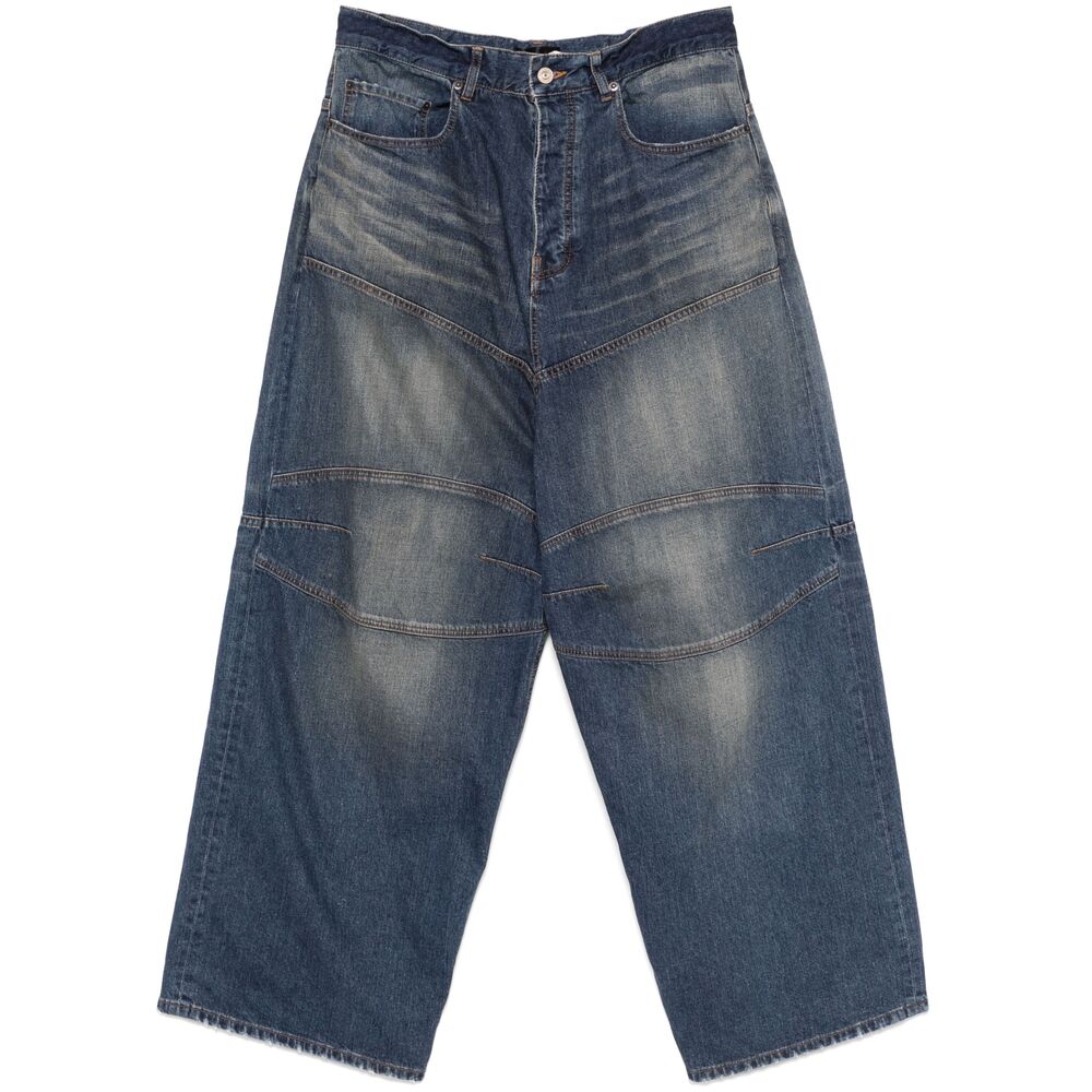 Balenciaga Blue Denim - Loose-Fit Jeans Men
