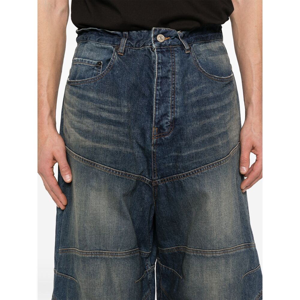 Balenciaga Blue Denim - Loose-Fit Jeans Men