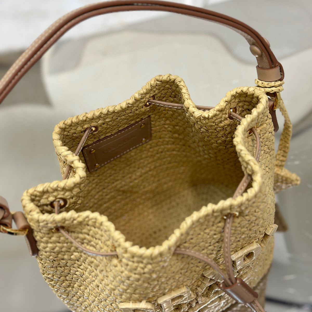 PD CROCHET MINI BUCKET BAG