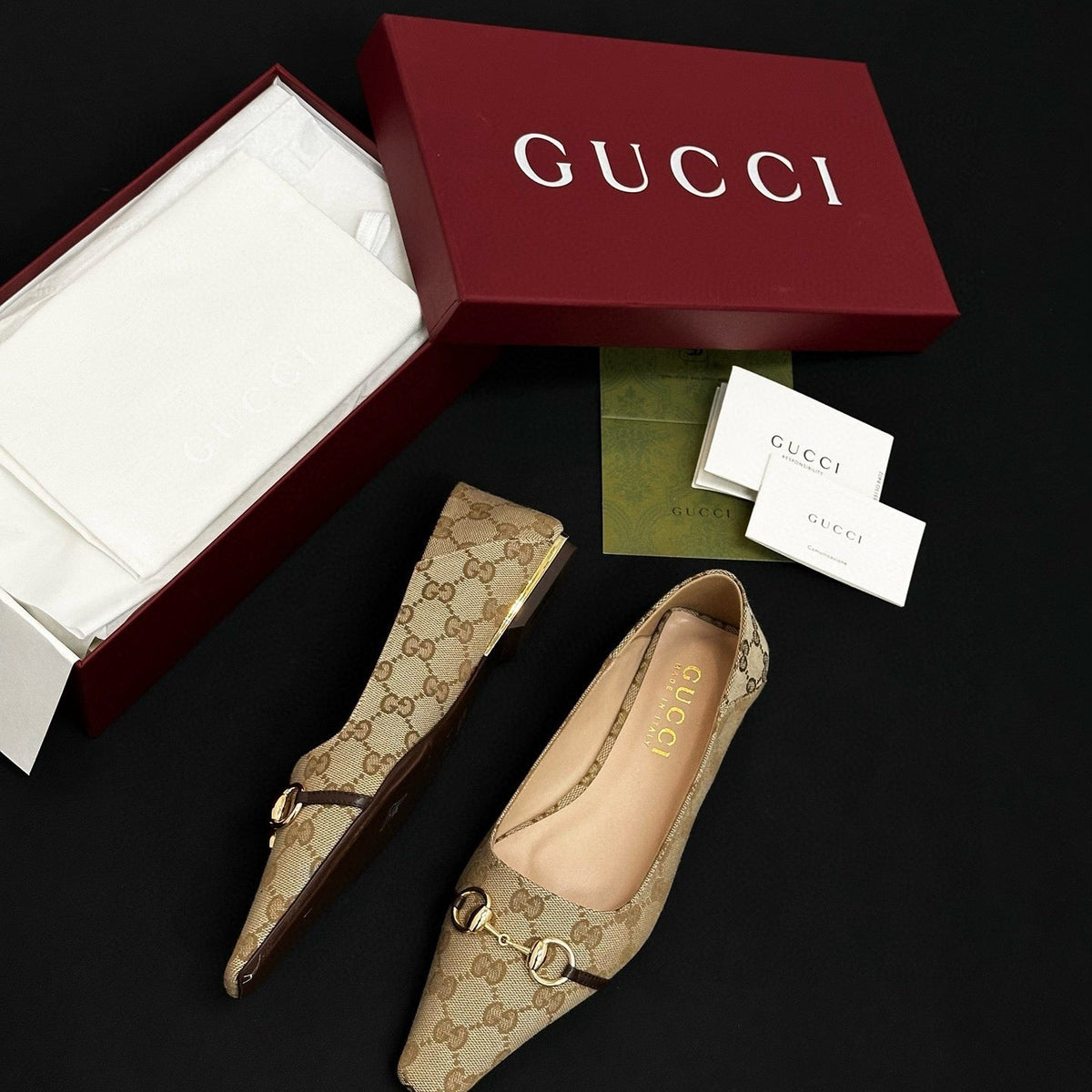 GG BALLET FLATS