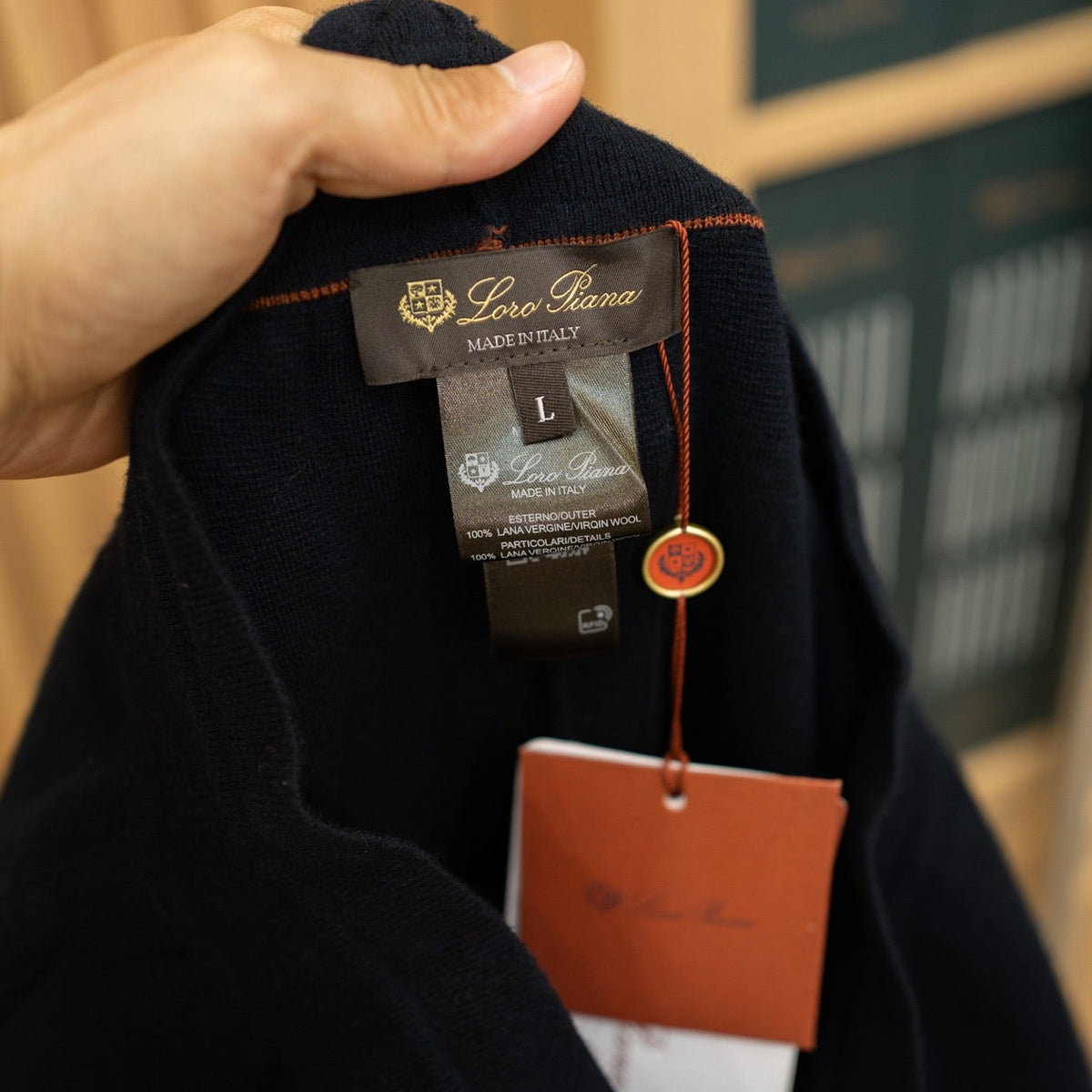 LORO P MERINO WOOL TROUSERS