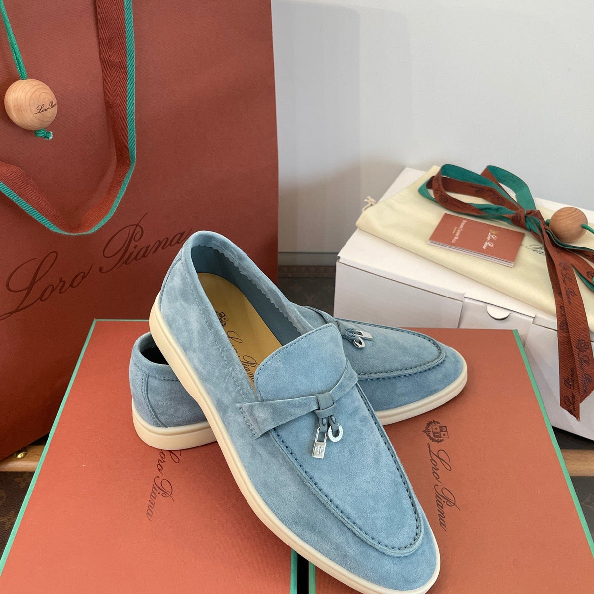 LORO P SUMMER CHARMS LOAFERS