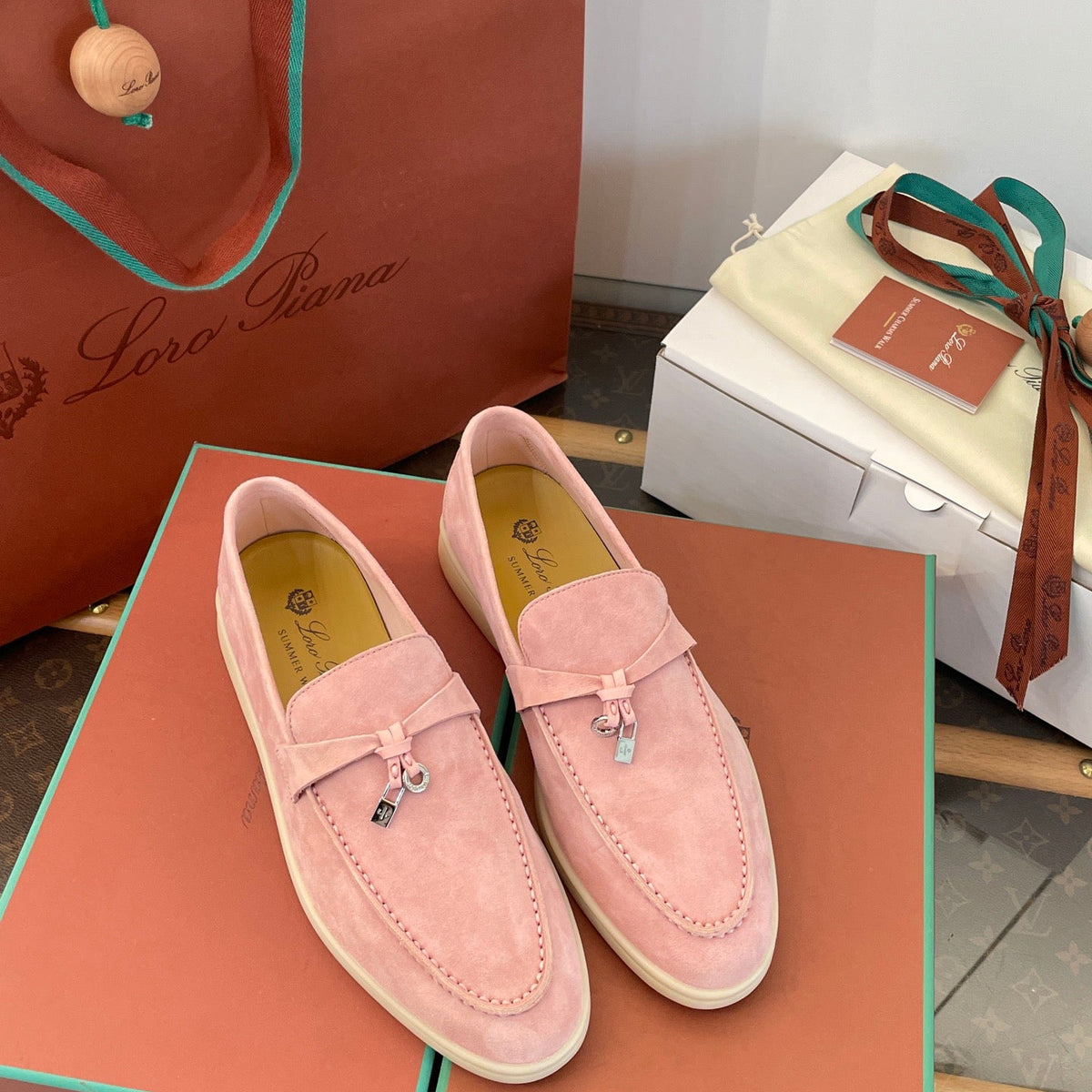 LORO P SUMMER CHARMS LOAFERS