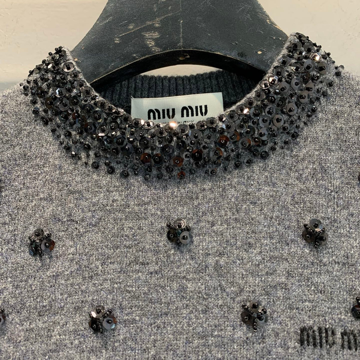 MIU M KNITTED VEST