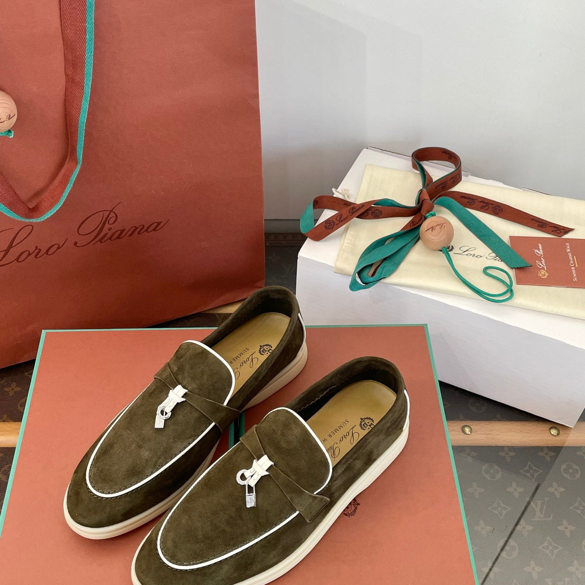 LORO P SUMMER CHARMS LOAFERS