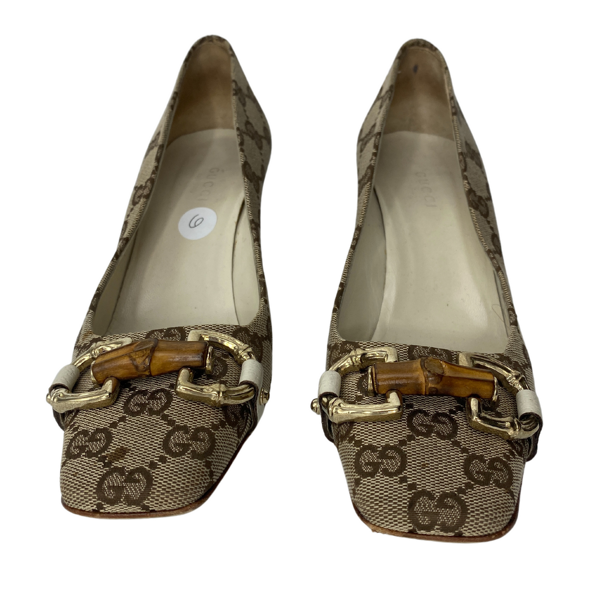 Vintage Gucci Monogram Canvas Pumps |US6|IT36|