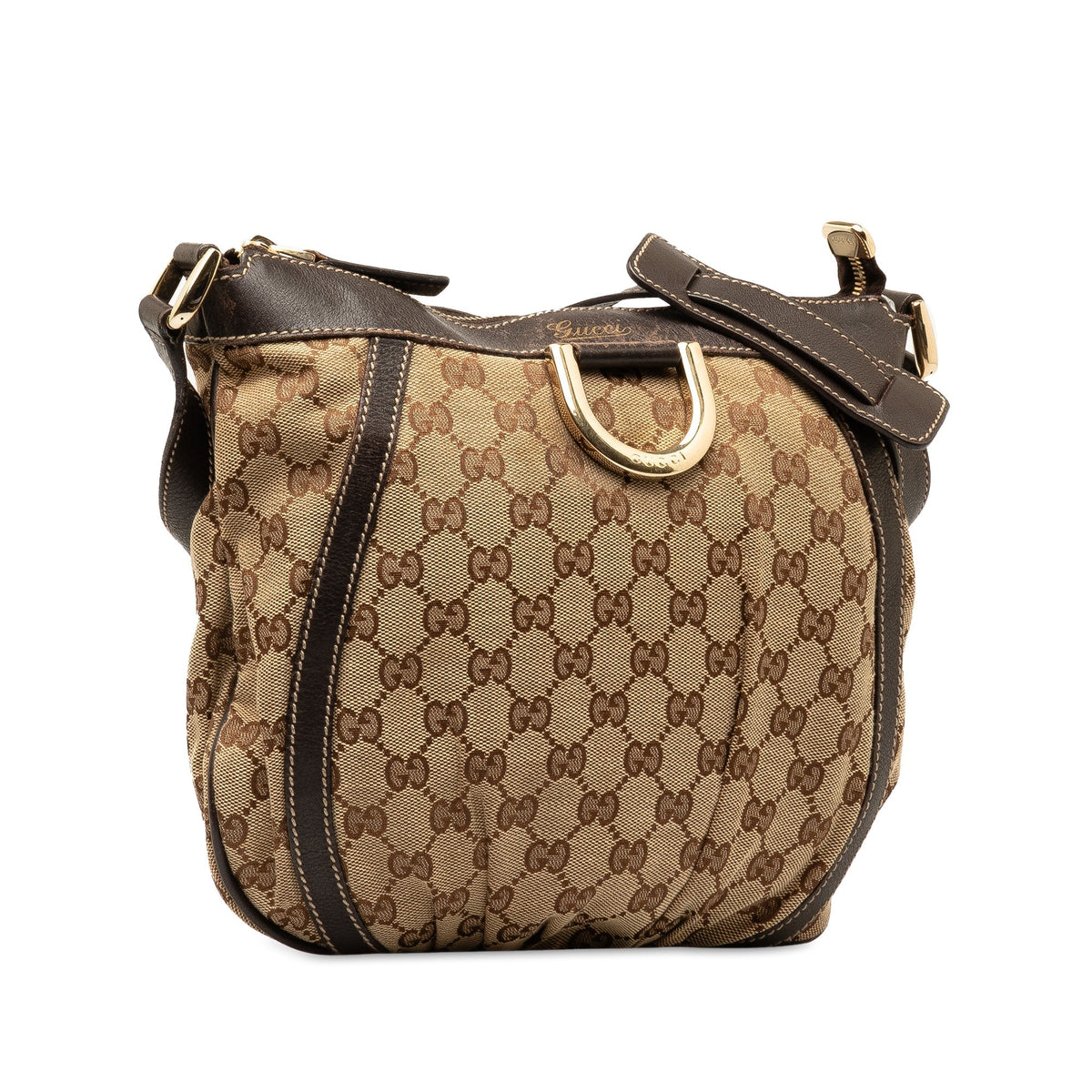 GUCCI GG Canvas Abbey D-Ring Crossbody Bag