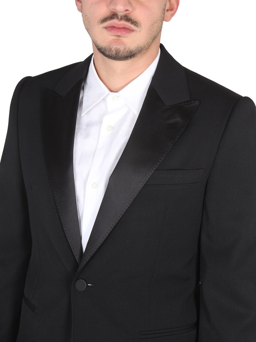 Alexander Mcqueen Men Single-Breasted Suit Jacket