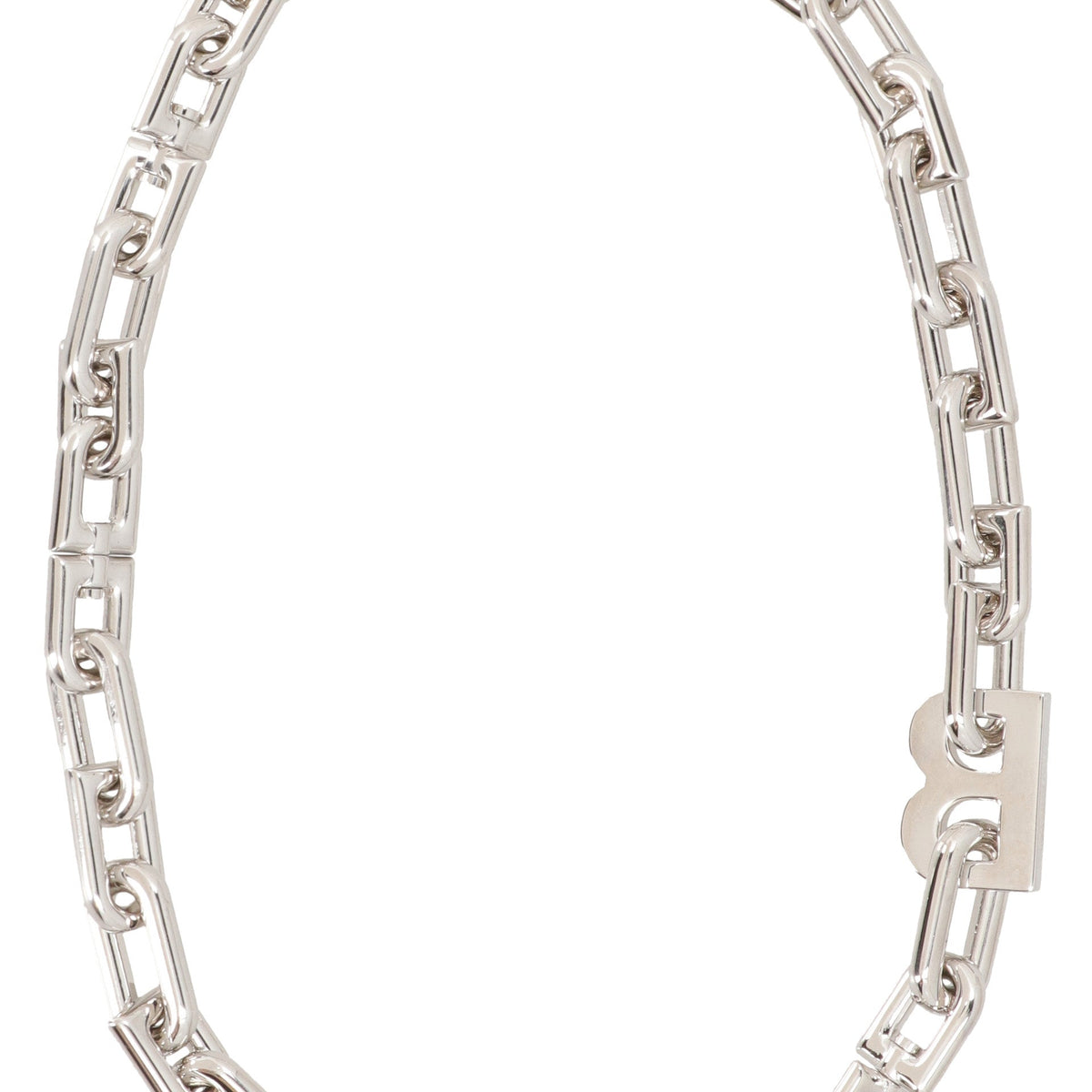 BALENCIAGA Elegant 48 cm Women's Silver Necklace