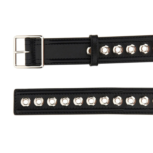 Alexander Mcqueen Women Medium Belt With Eyelets