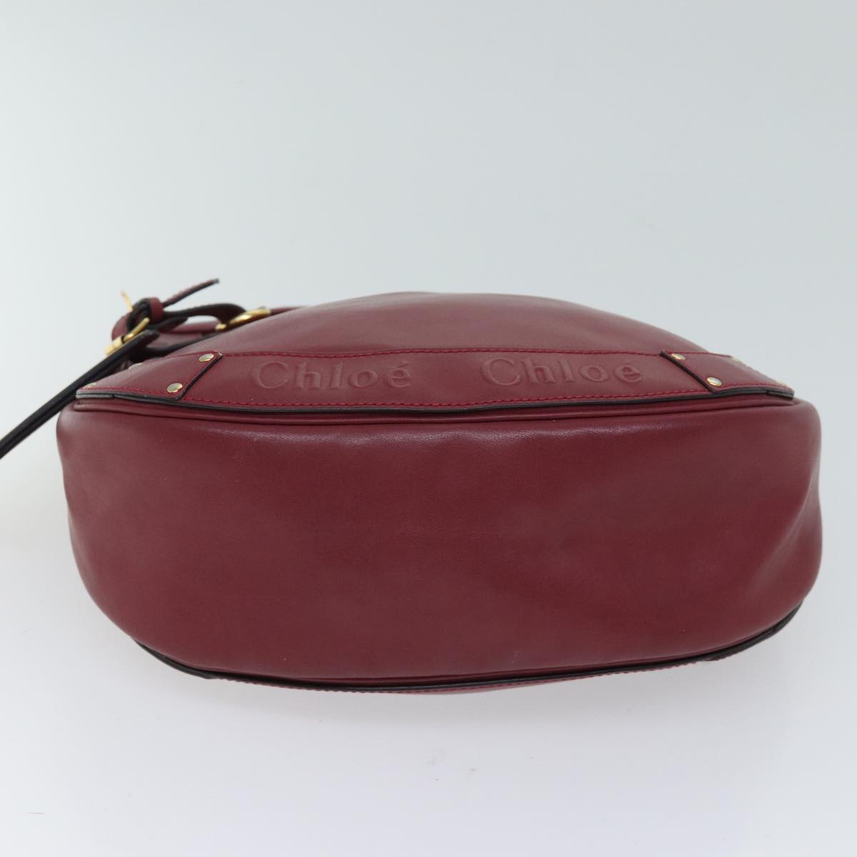 Chloe Shoulder Bag Leather Pink 70409