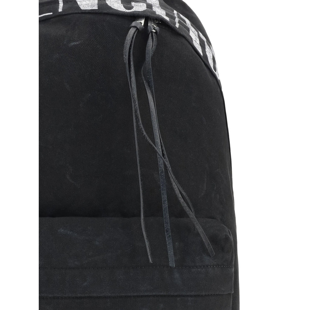 Balenciaga Black Backpacks Men