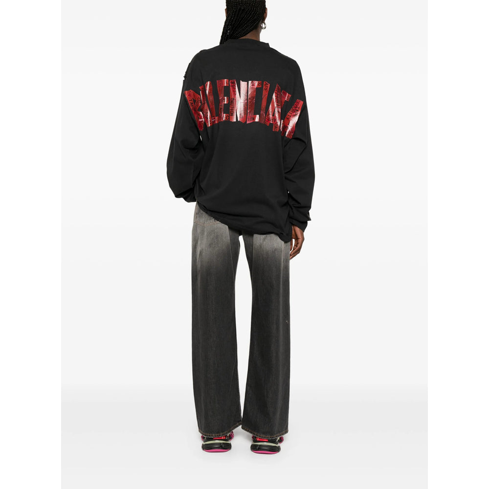 Balenciaga Black T-Shirts & Vests - T-Shirts Men