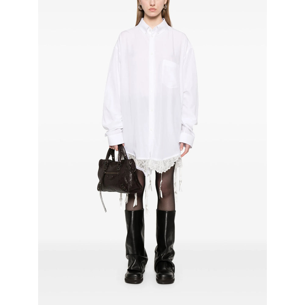 Balenciaga White Tops - Shirts Women