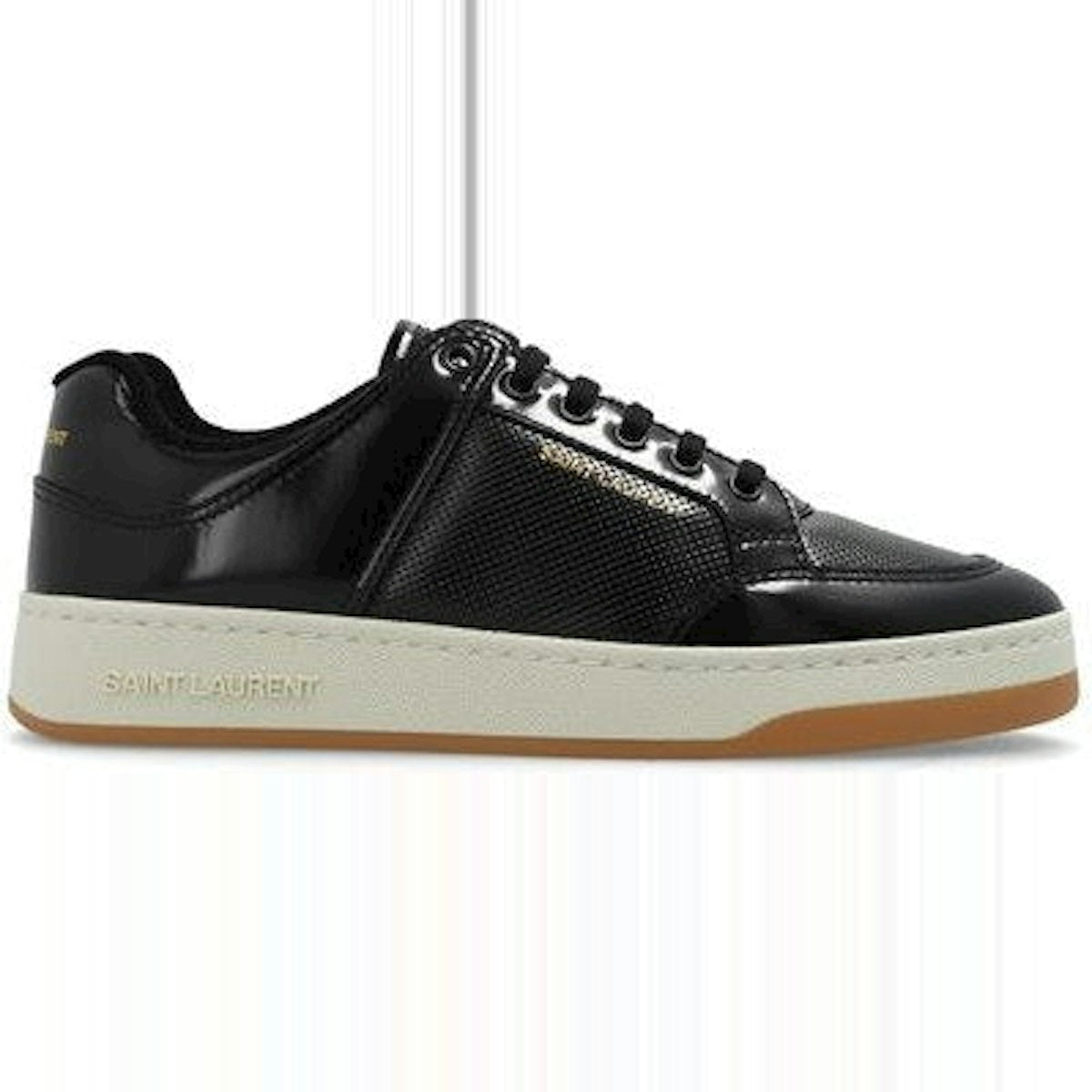 SAINT LAURENT LOGO CANVAS LACE UPS