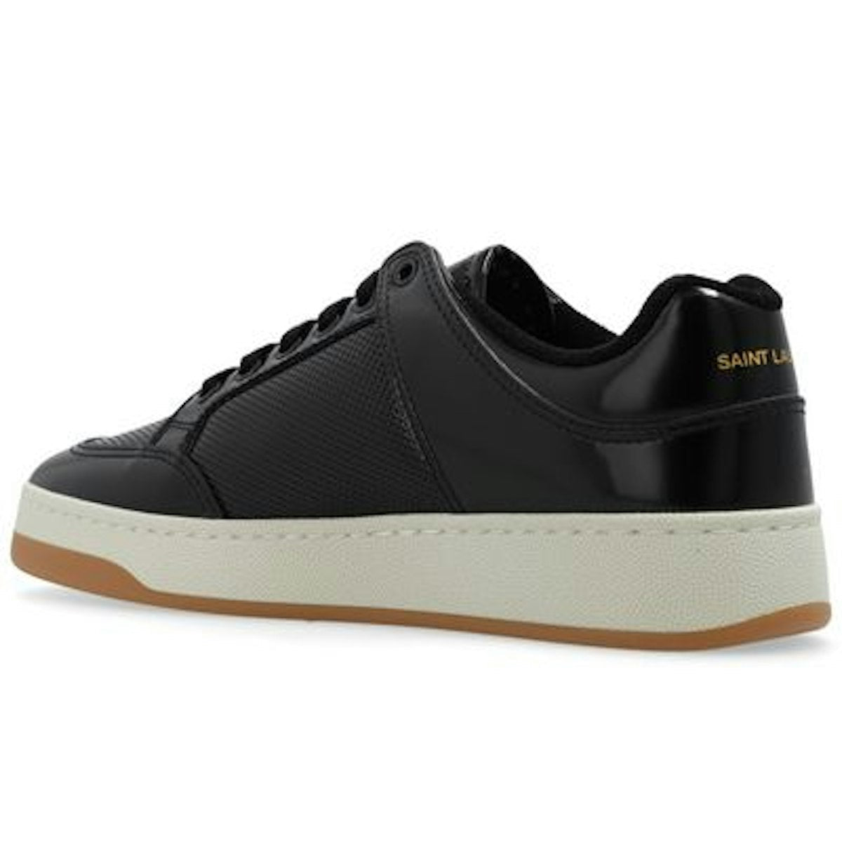 SAINT LAURENT LOGO CANVAS LACE UPS