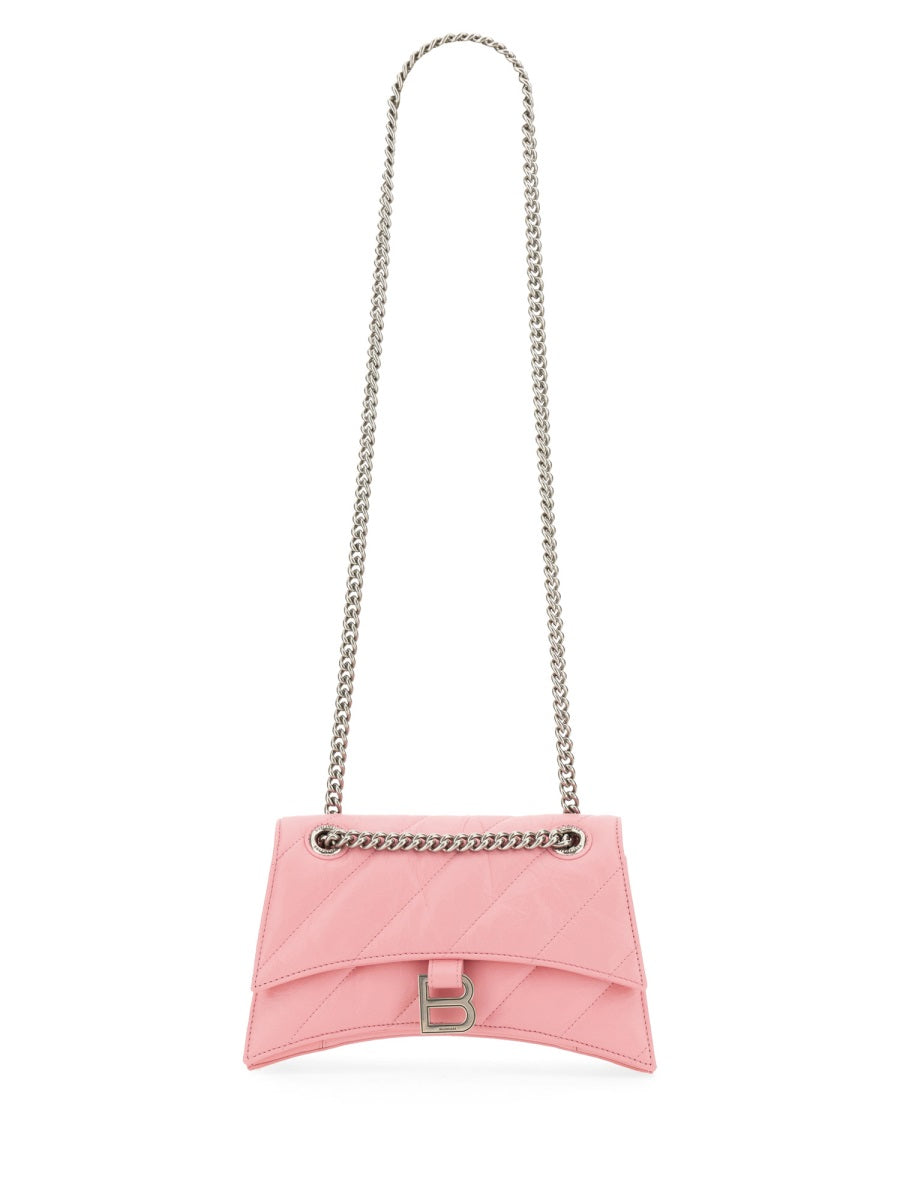 BALENCIAGA Mini Crush Adjustable Chain Shoulder Bag
