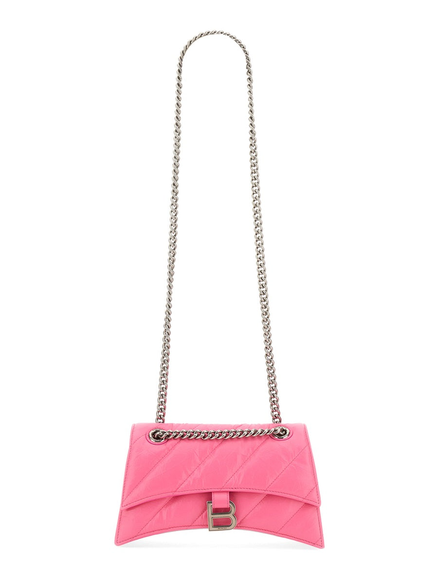 BALENCIAGA Mini Crush Adjustable Chain Shoulder Bag