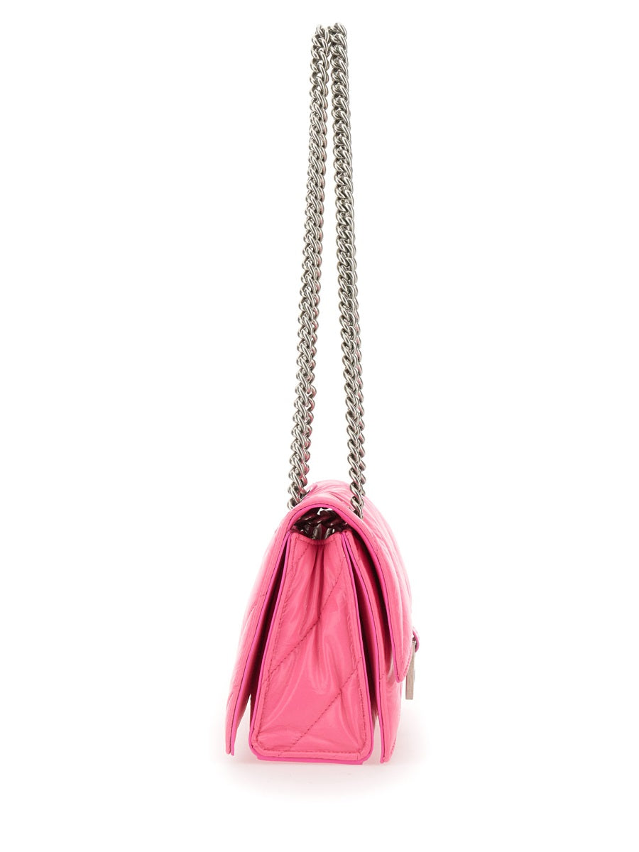 BALENCIAGA Mini Crush Adjustable Chain Shoulder Bag