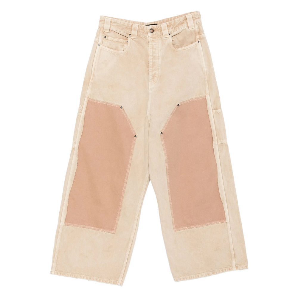 Balenciaga Neutrals Trousers - Wide-Leg Trousers Men