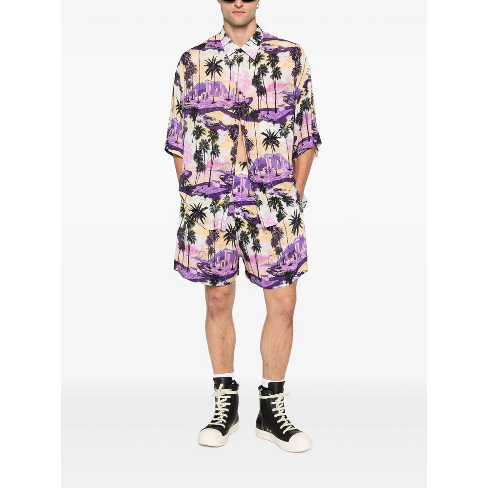Balenciaga Purple Shorts - Bermuda Shorts Men