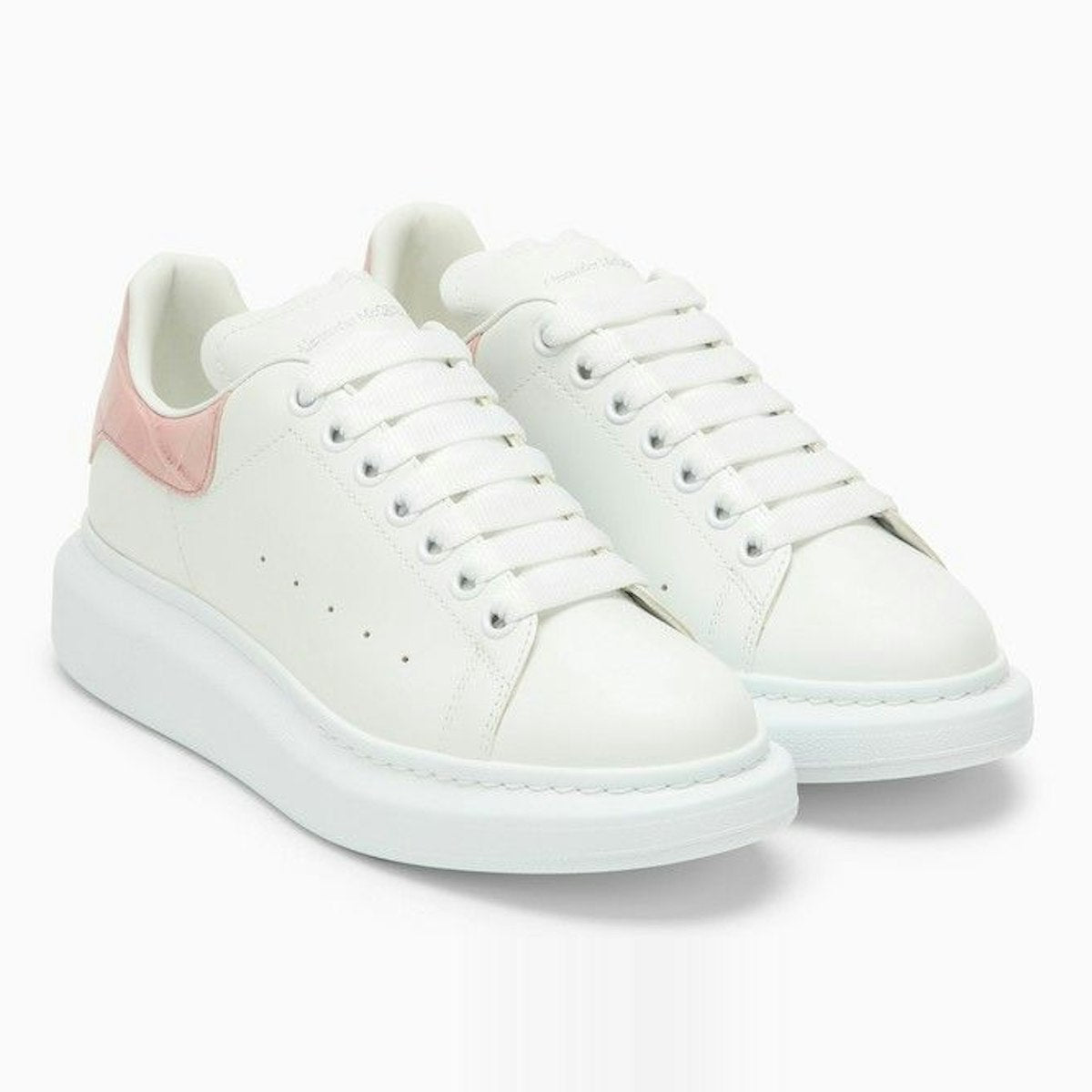 WHITE AND CLAY OVERSIZED SNEAKERS
