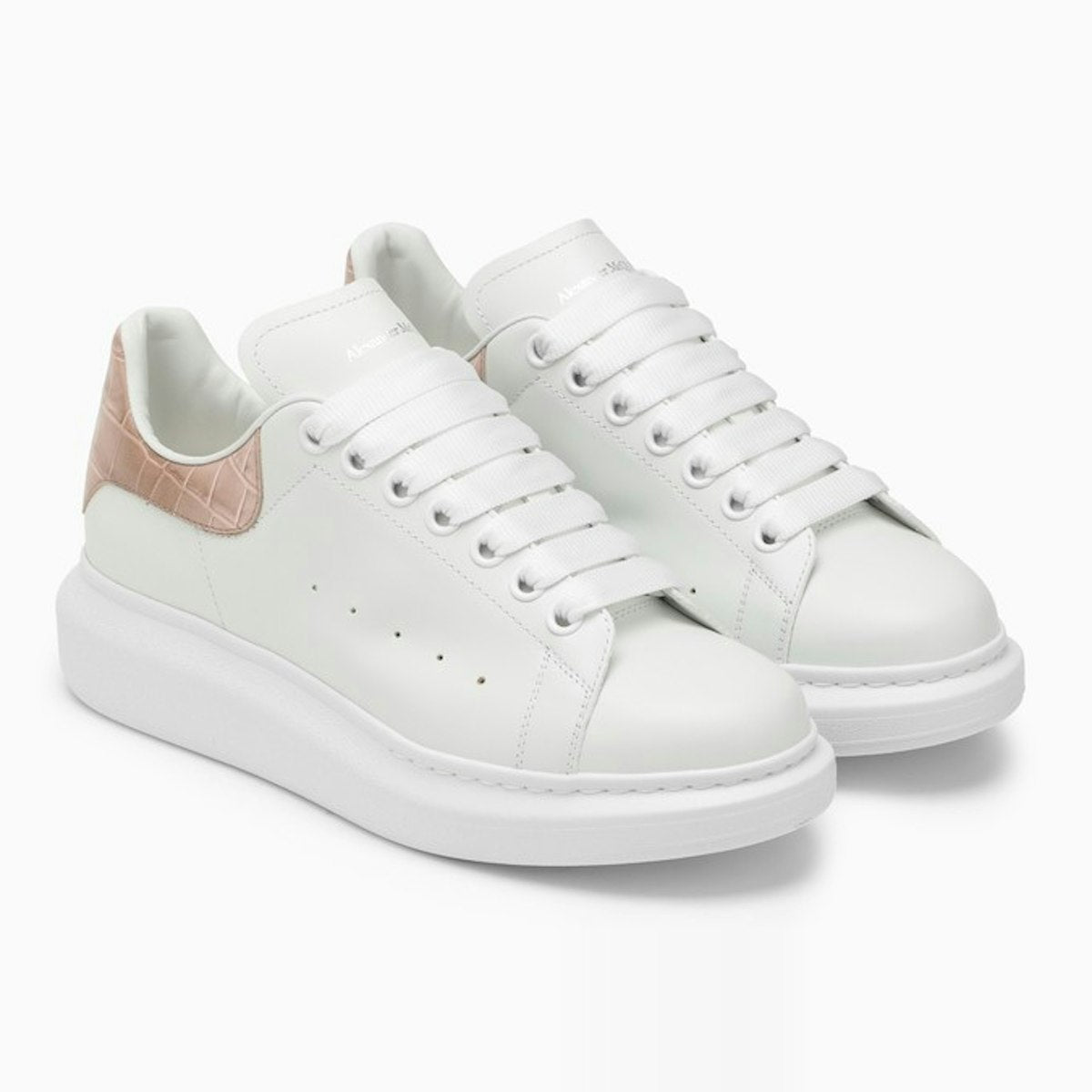 WHITE AND CLAY OVERSIZED SNEAKERS