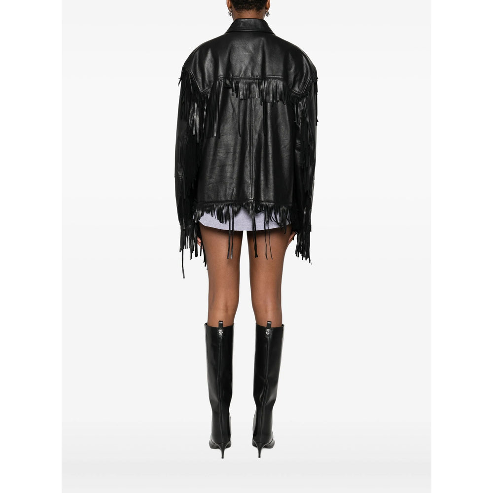 Balenciaga Black Jackets - Leather Jackets Women