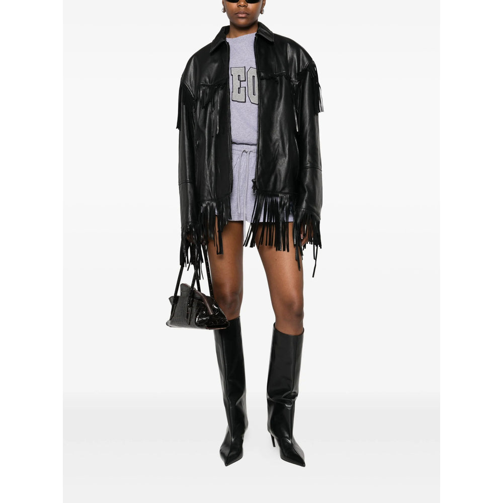 Balenciaga Black Jackets - Leather Jackets Women