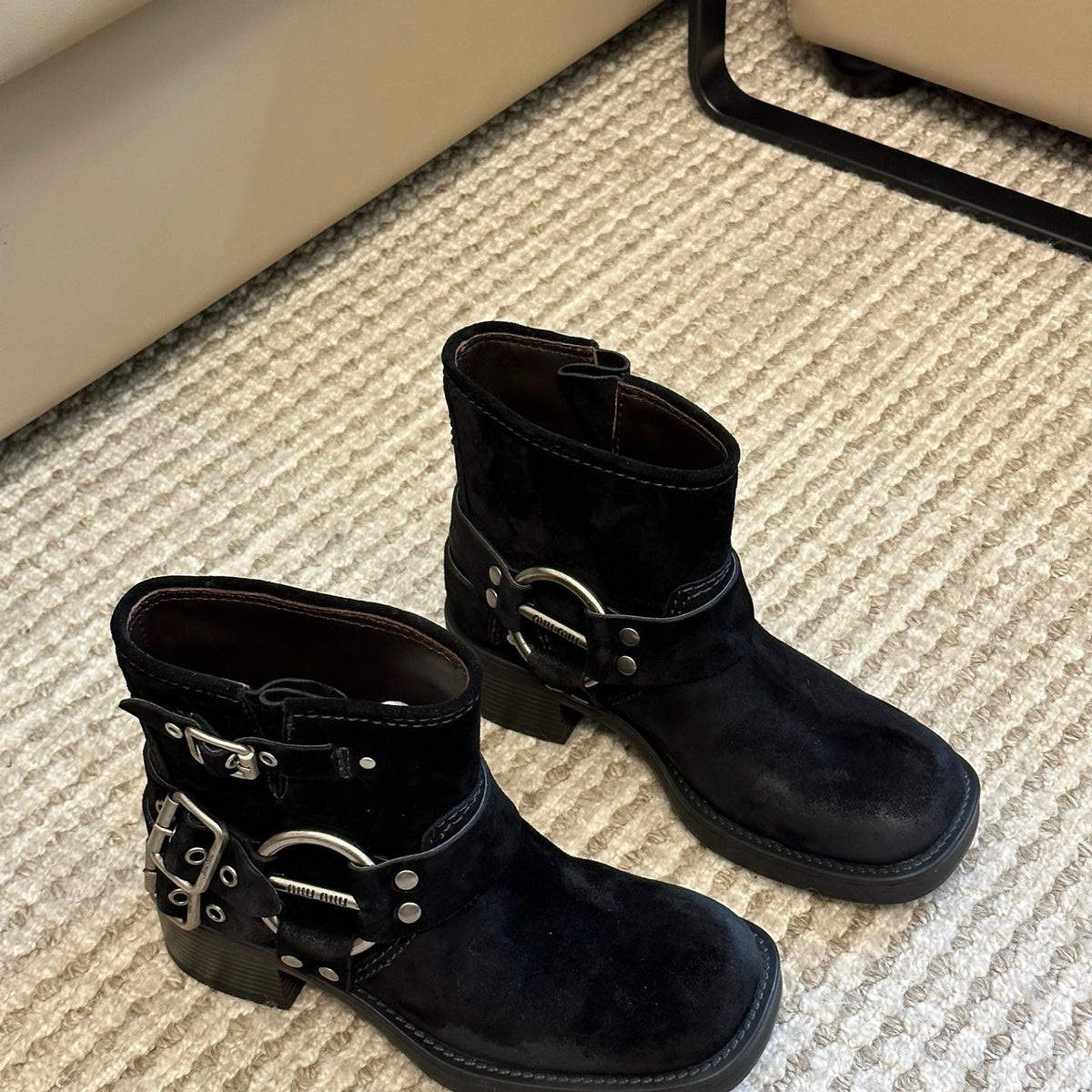 MIU M BOOTS