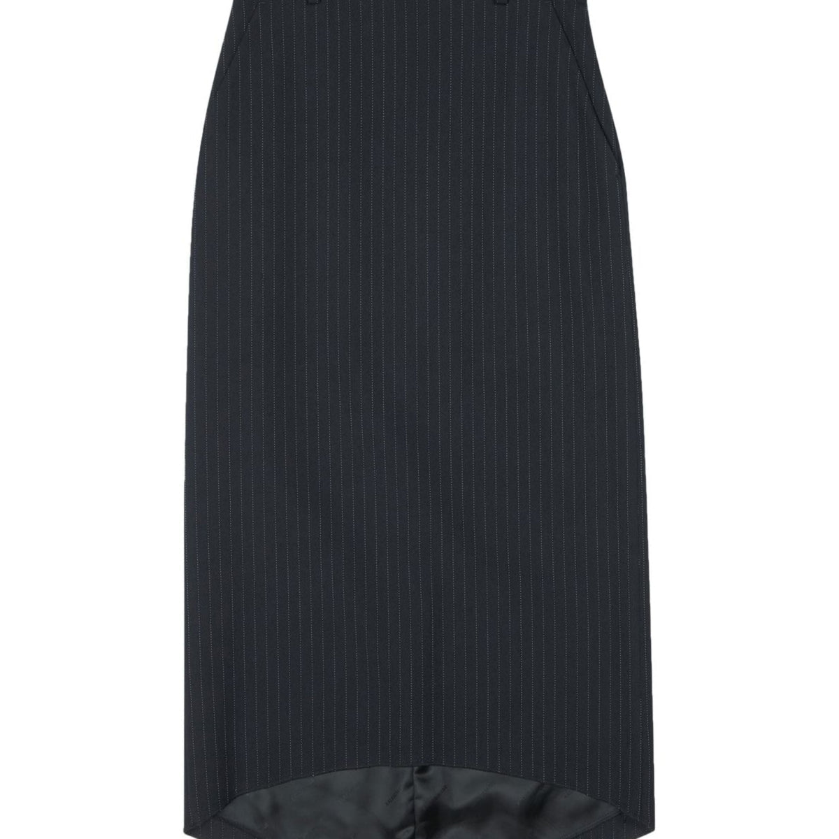 BALENCIAGA Hourglass Pinstripe Pencil Skirt