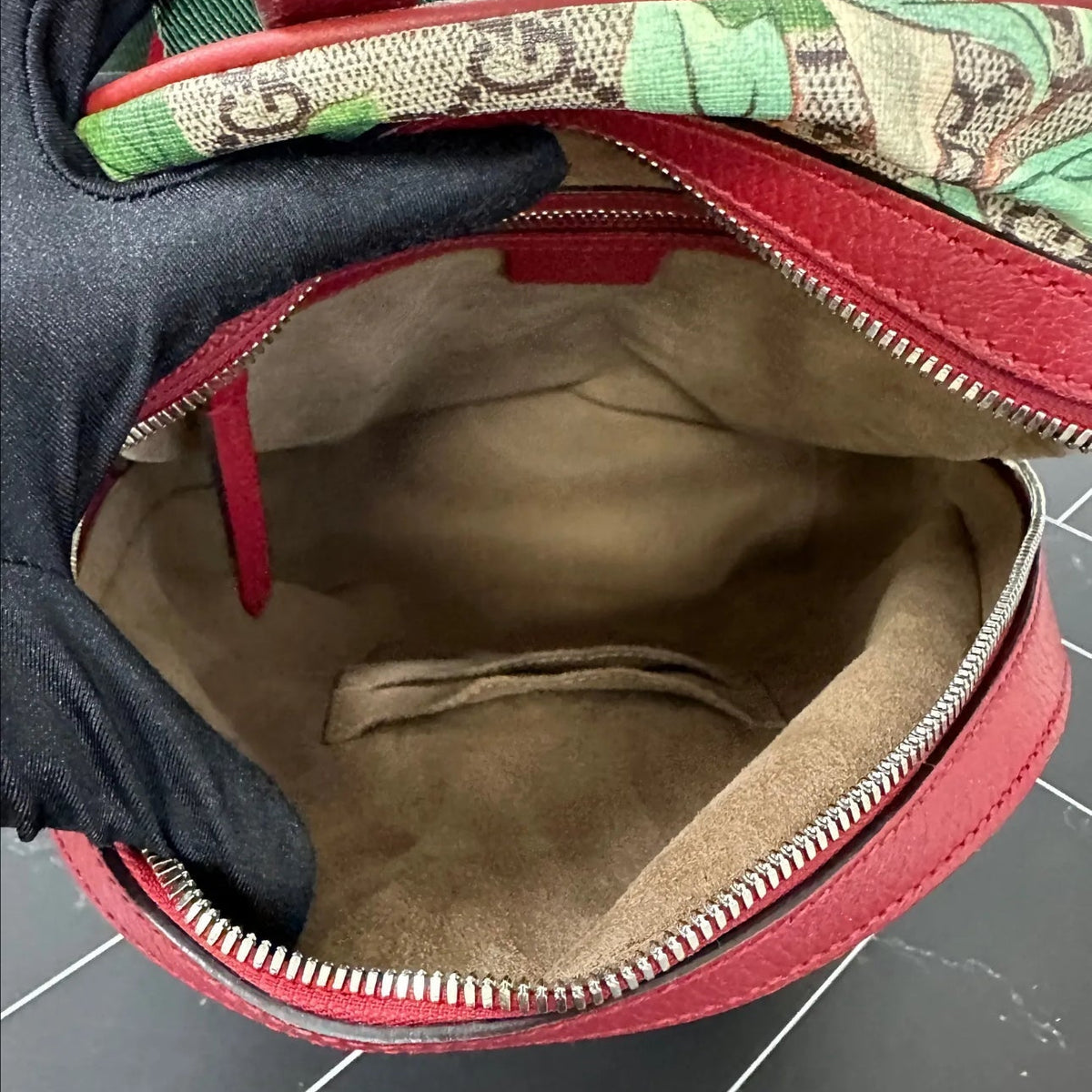 Gucci GG Blooms Supreme Coated Canvas Small Backpack