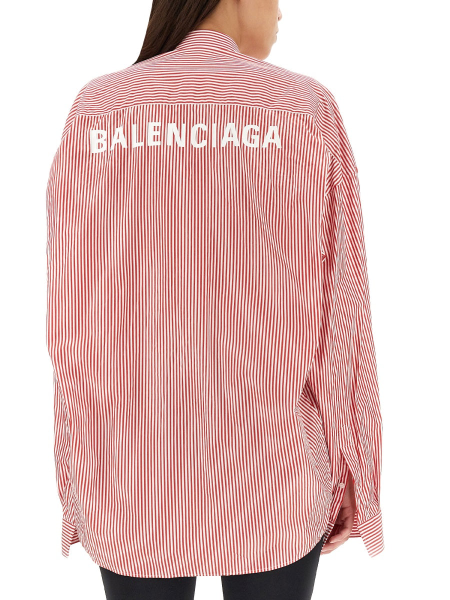 BALENCIAGA Oversized Logo Shirt for Women