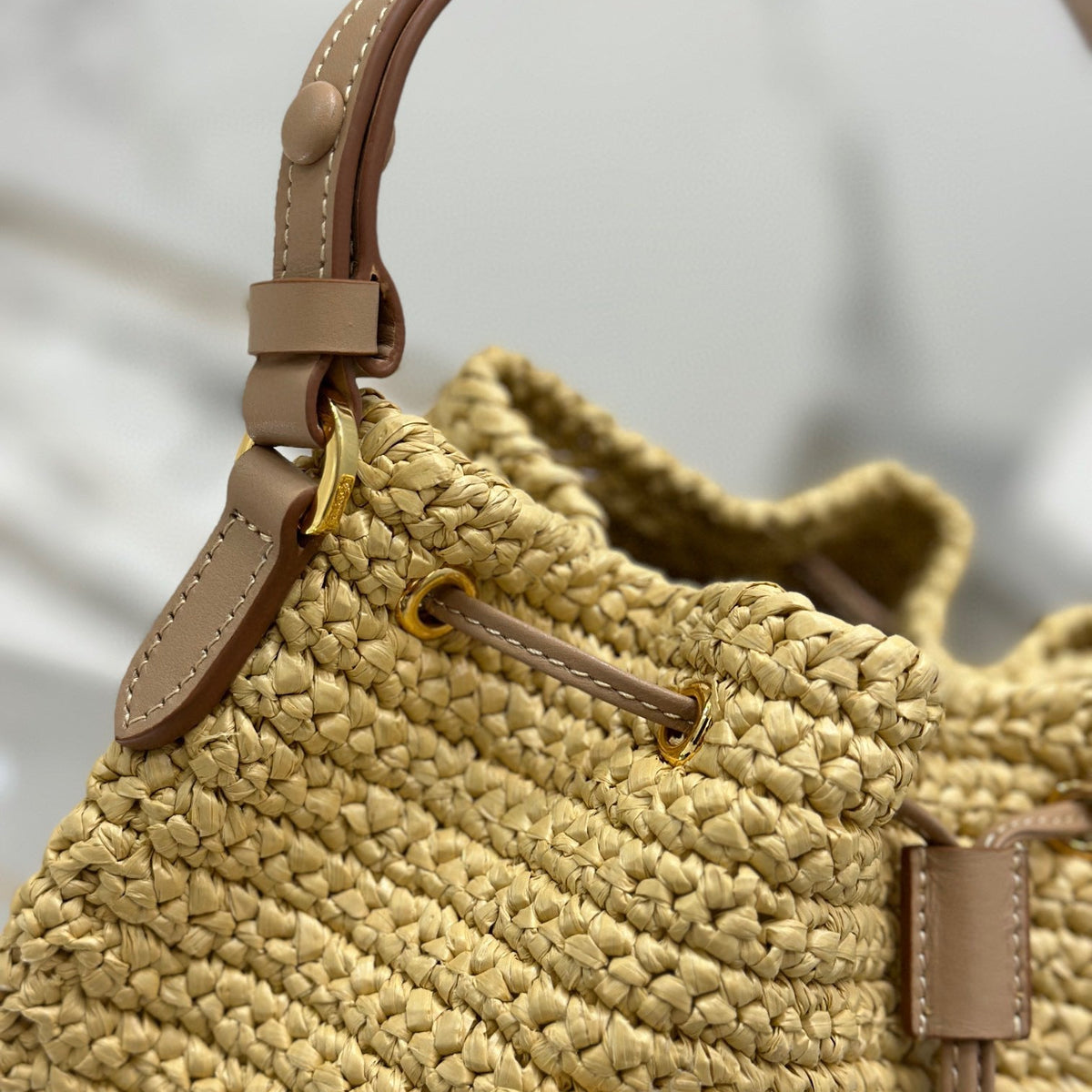 PD CROCHET MINI BUCKET BAG