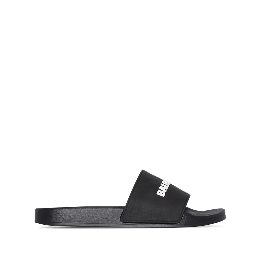 Balenciaga Black Flip-Flops & Slides Men