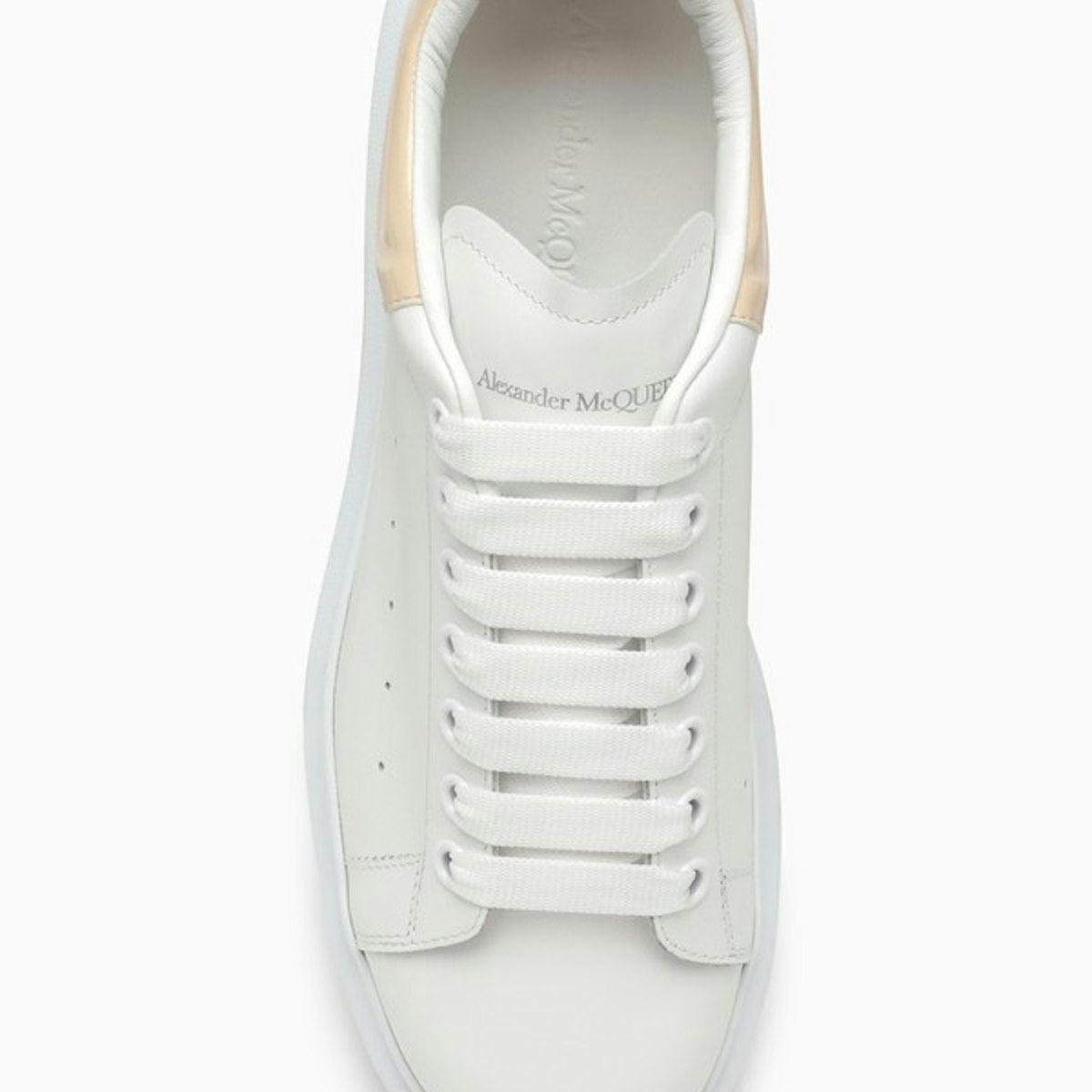 WHITE AND OYSTER OVERSIZED SNEAKERS