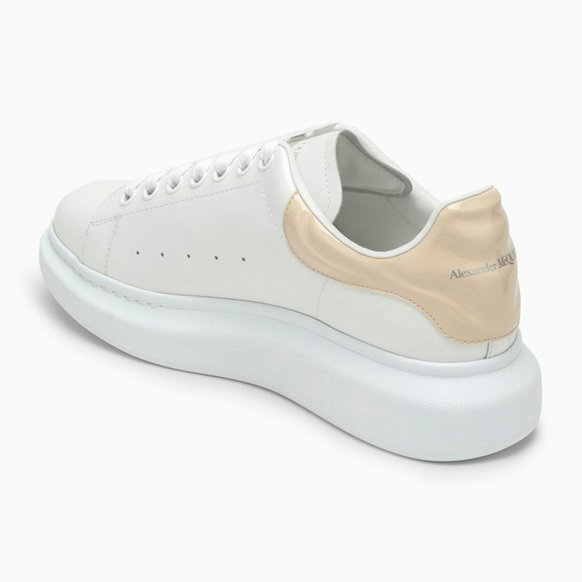 WHITE AND OYSTER OVERSIZED SNEAKERS