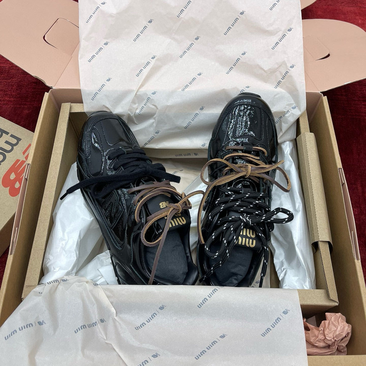 MIU M x NEW BALANCE TRAINERS