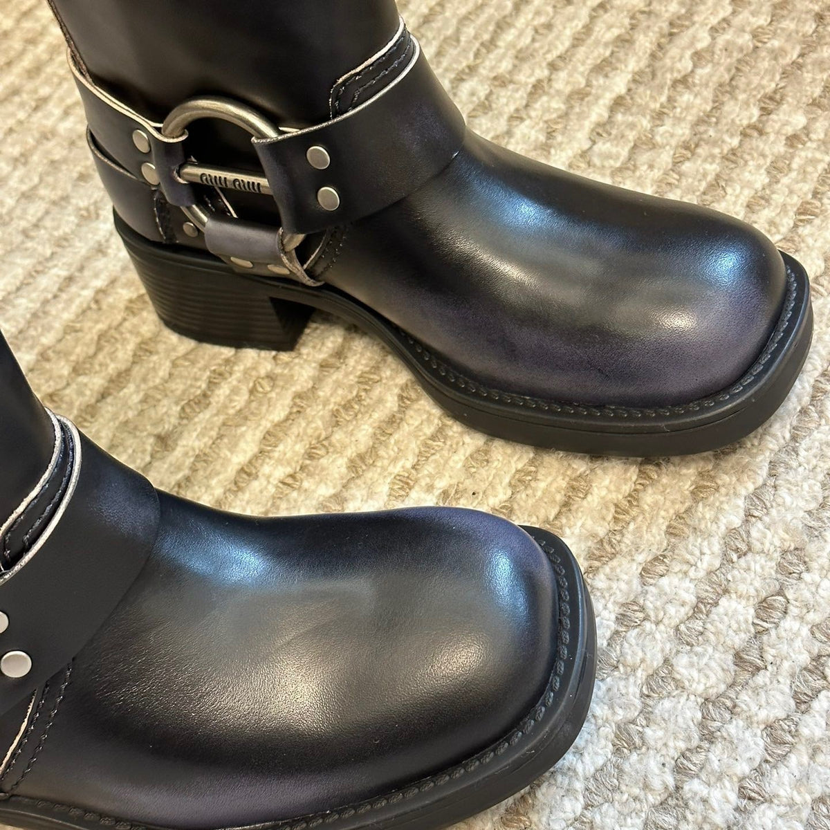 MIU M BOOTS