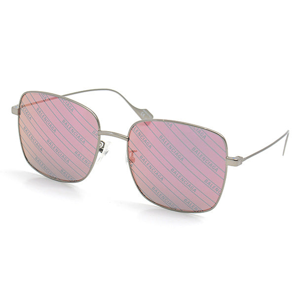 balenciaga Metal Square Sunglasses Brown