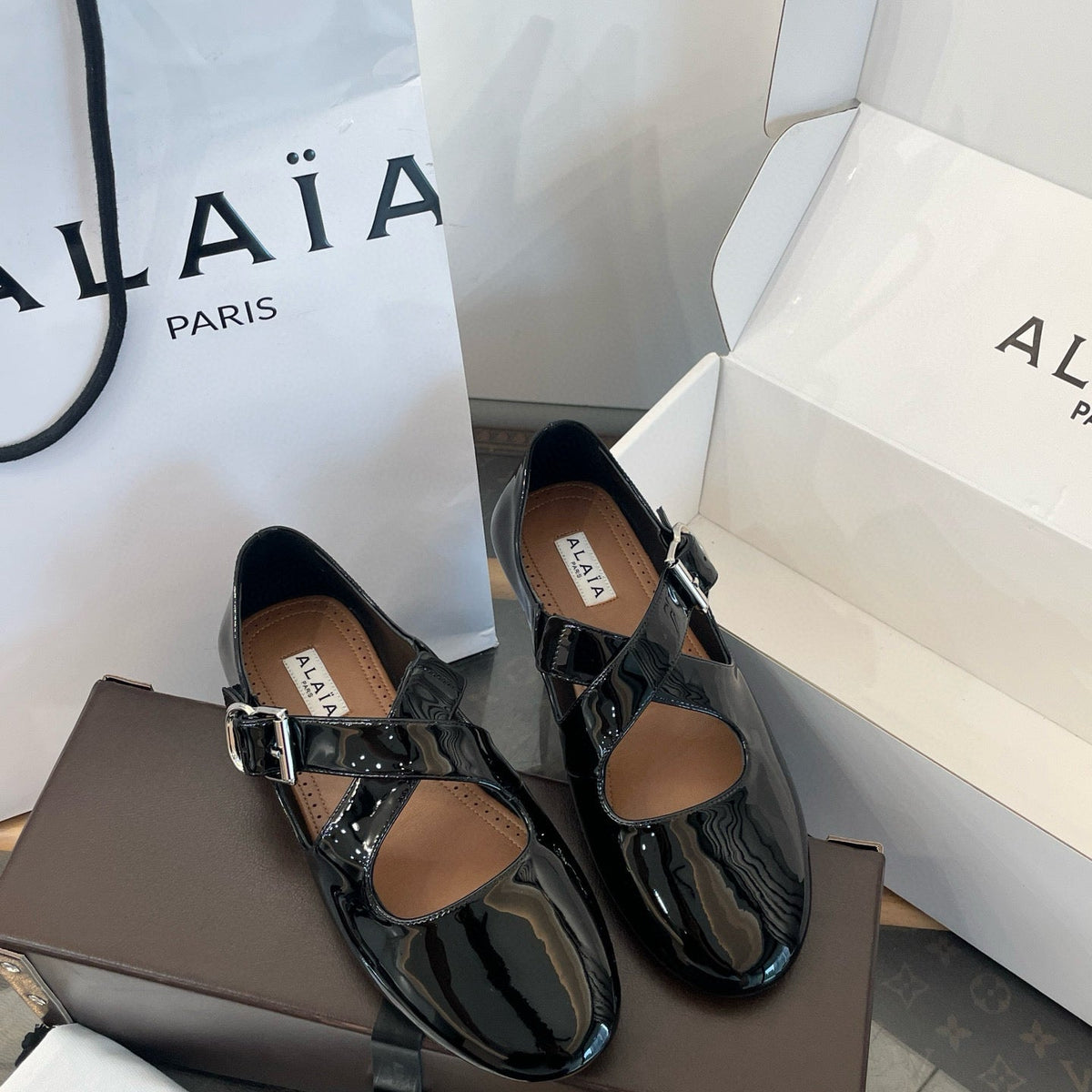 ALAIA BALLET FLATS