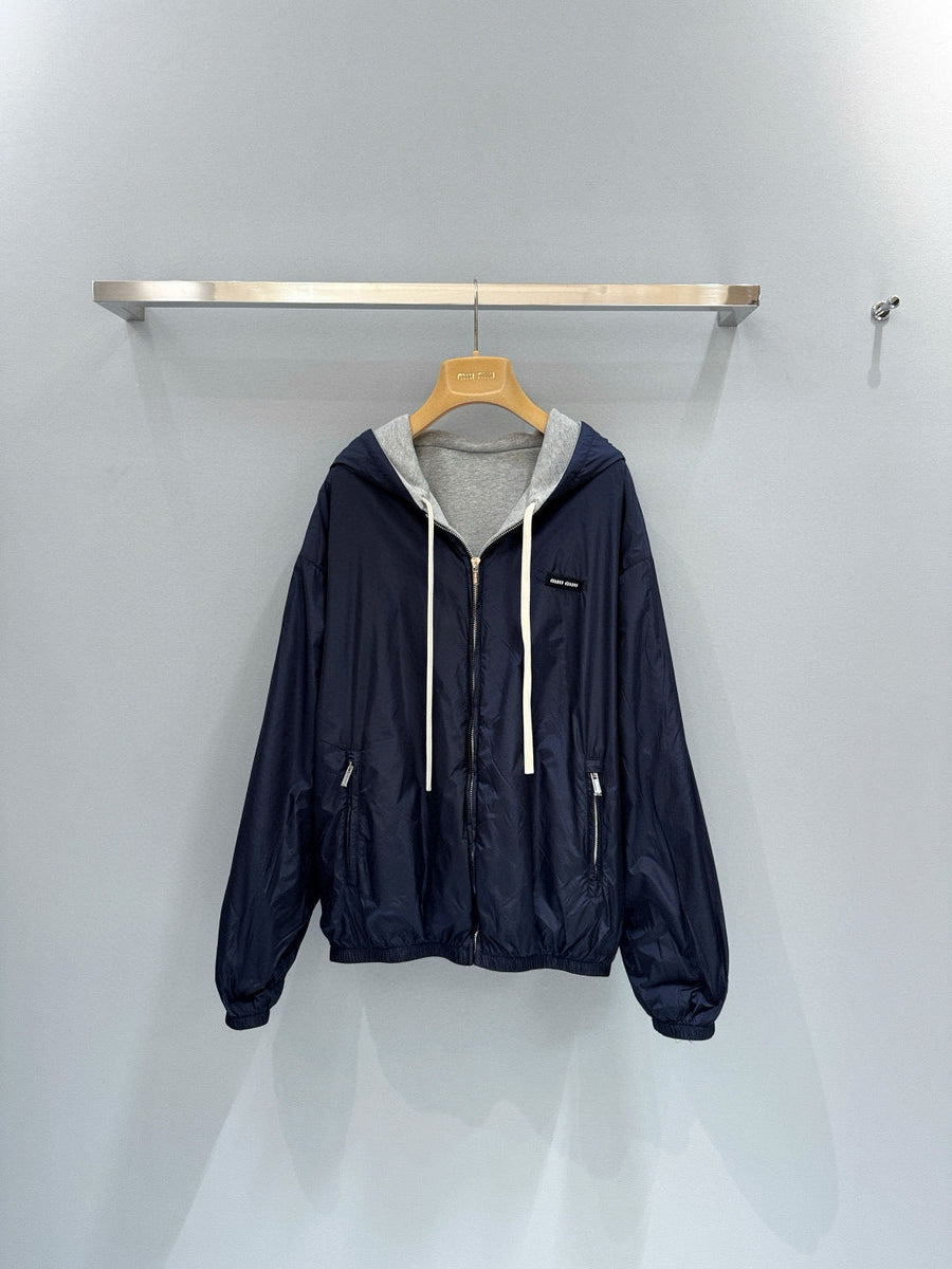MIU M ZIP HOODIE