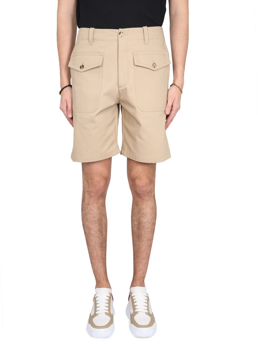 Alexander Mcqueen Men Bermuda Cargo