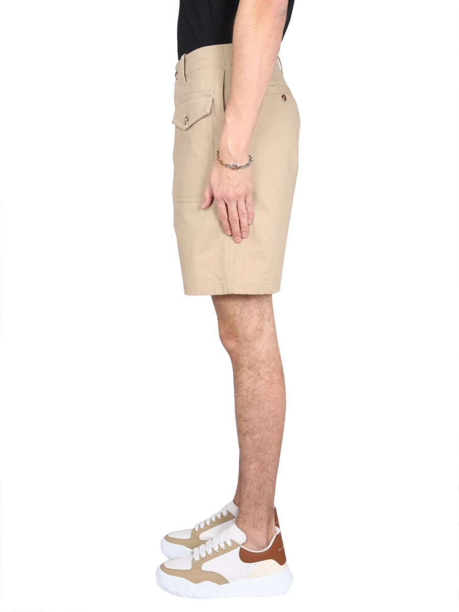 Alexander Mcqueen Men Bermuda Cargo
