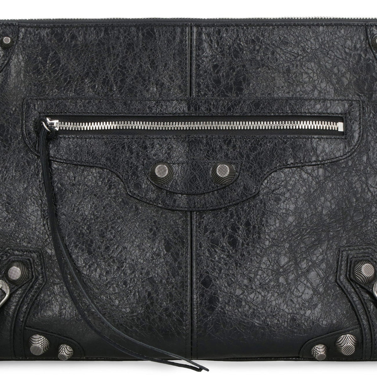 BALENCIAGA Mini Pouch Handbag with Decorative Studs