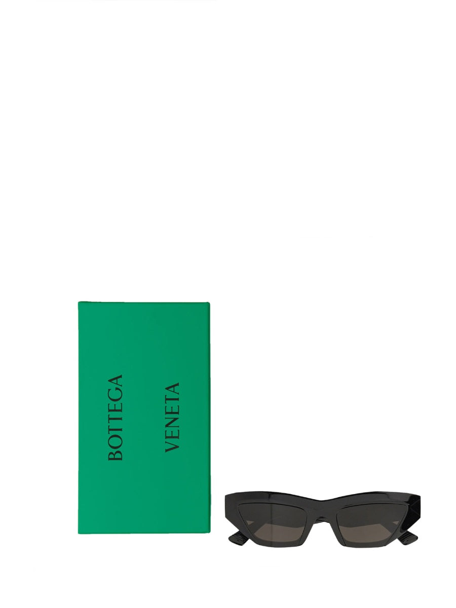 Bottega Veneta Unisex Sculptured Cat Eye Sunglasses